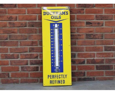 Duckhams Oils Enamel Thermometer Sign Make: Contact AuctioneerModel: Contact AuctioneerYear: 0Mileage: 0VIN: Contact Auctione