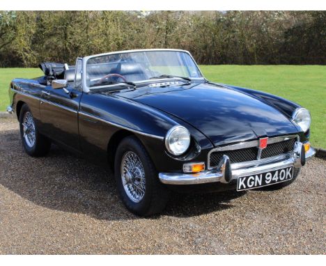1971 MG B RoadsterMake: MGModel: B RYear: 1971Mileage: 0VIN: GHNS254753GConfiguration: Right Hand DriveRegistration: KGN940KT