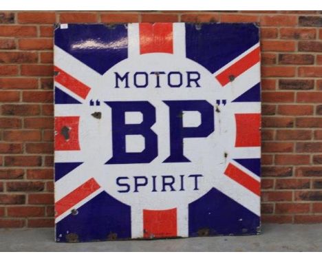 BP Motor Spirit Union Jack Enamel SignMake: Contact AuctioneerModel: Contact AuctioneerYear: 0Mileage: 0VIN: Contact Auctione