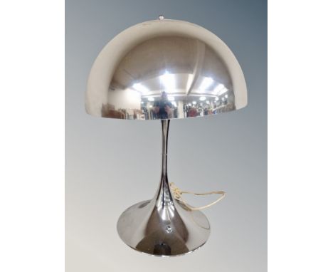 A Scandinavian mushroom table lamp by Louis Poulsen and Company (continental wiring)