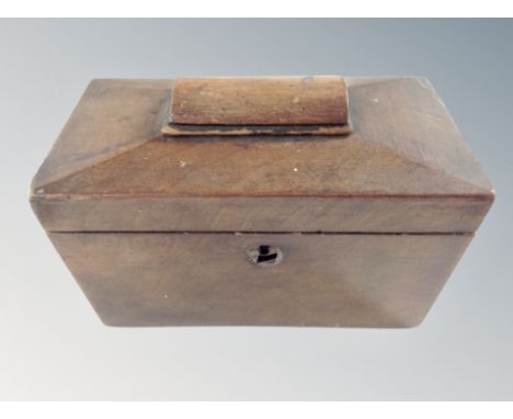 A Victorian tea caddy 