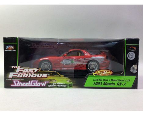 ERTL JOYRIDE, 1:18 SCALE MODEL The Fast &amp; The Furious 1995 Toyota Supra, boxed