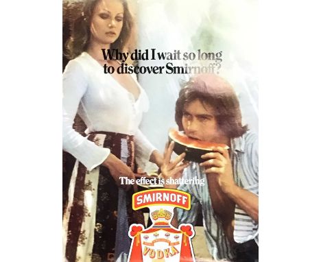 SMIRNOFF, COLLECTION OF ORIGINAL ADVERTISEMENT POSTERS CIRCA 1970-75  from the infamous Young and Rubican The effect is shatt