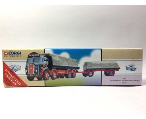 CORGI CLASSICS, FOUR MODELS nos. 97366, 97663, 97342 and 97021, along with Premium Limited Edition Dennis Lancet Coach Smiths