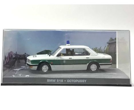 G. E. FABBRI JAMES BOND CAR COLLECTION, approximately one-hundred and fifty 007 film series model vehicles, cased, with a sel