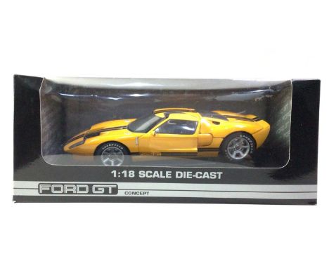 PAUL'S MODEL ART, 1:18 SCALE MODEL Ford GT Concept, boxed