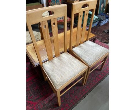 A Pair of Vintage Mackintosh &amp; Co Ltd Ingram low back chairs. Manufactured April 1989. 