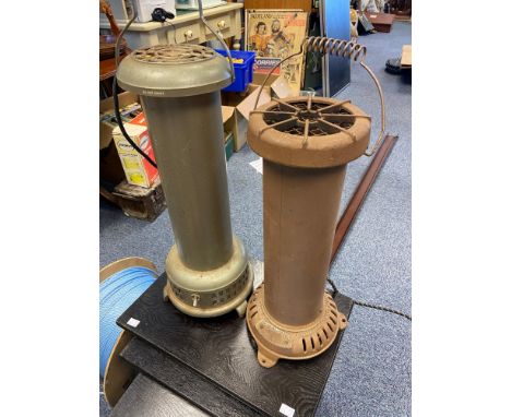 Two vintage greenhouse heaters. 