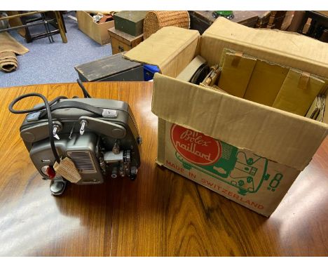 A Vintage Bolex Naillard projector with box and accessories 