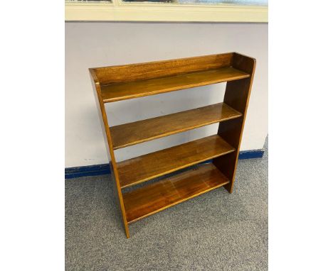 A Vintage hard wood bookcase 