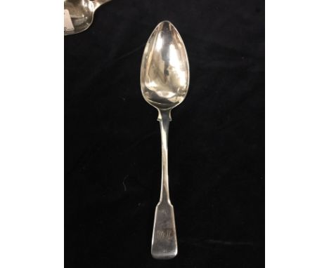 Victorian silver desert spoon marked London 1855. 35.2gms