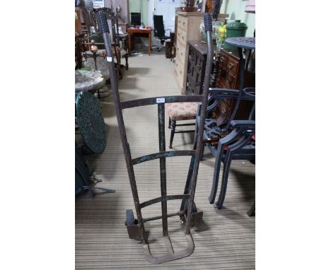 Vintage metal sack truck
