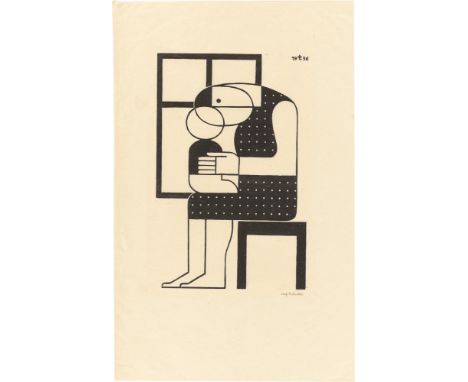 (See English version below)Augustin Tschinkel (1905 – 1983). Mutter und Kind. 1936Linolschnitt auf Japan.  30,2&nbsp;×&nbsp;1
