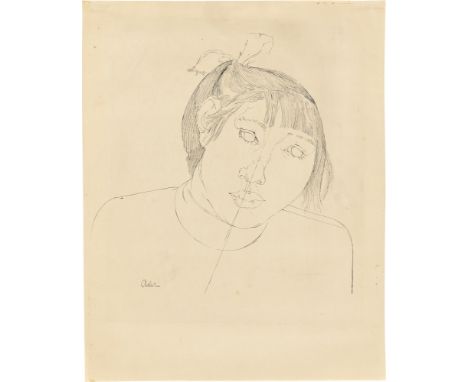 (See English version below)Jankel Adler (Tuszyn 1895 – 1949 Aldbourne). Ohne Titel. Ende 1920er-JahreTuschfeder auf Japan.  4