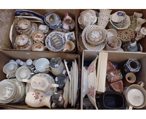 EDWARDIAN TEA SERVICES BY HAMMERSLEY AND BRIDGWOOD with a large collection of decorative ceramics, many styles and makers, Vi