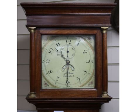 Jno. Howe of Alresford. An early 19th century thirty hour longcase clock W.49cm