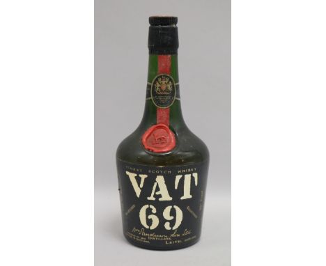 A Sandemans VAT 69 Scotch ½ bottle