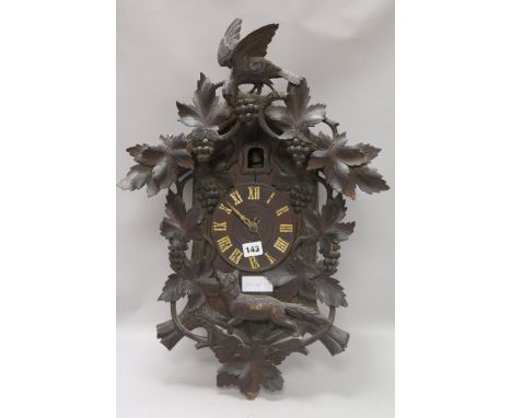A Black Forest cuckoo clock height 60cm
