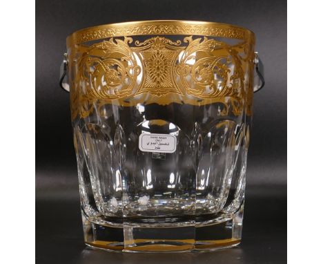 De Lamerie Fine Bone China heavily gilded Robert Adam pattern ice bucket, in presentation box, specially made high end qualit