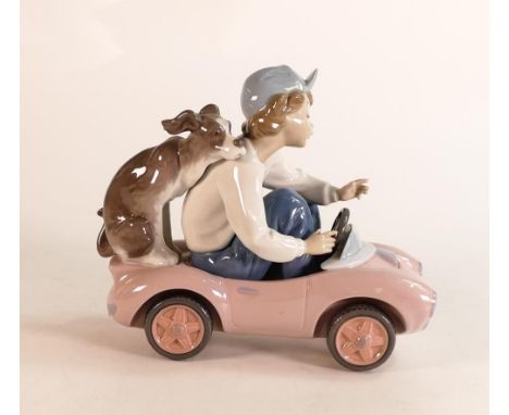 Lladro Out for a Spin figure 5770, height 18cm 