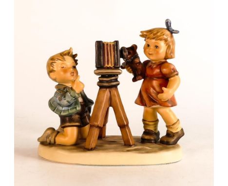 Hummel figure 'Camera Ready'. Height 14.5cm. Boxed with certificate 
