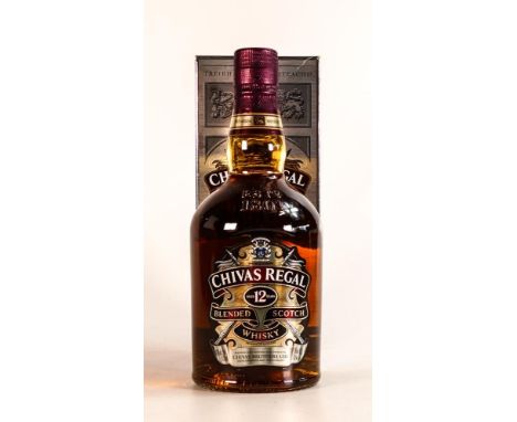 1 bottle of Chivas Regal 12-year blended Scotch Whisky 1L boxed 
