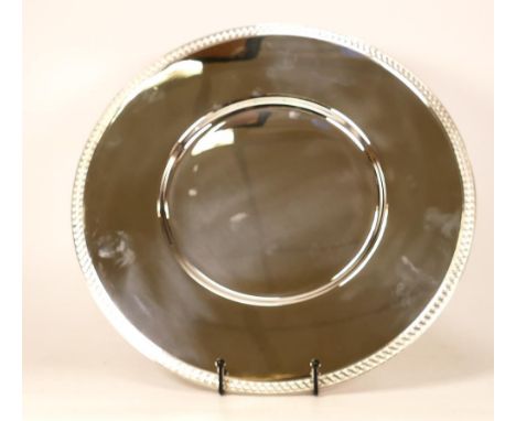 De Lamerie Fine silver plated gilt layplate/tray Caravel pattern, specially made high end quality item, new and Made in Engla