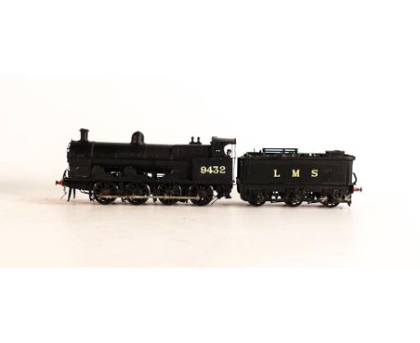 Brass Ho gauge modelist made brass 0-8-0 9432 engine &amp; tender 