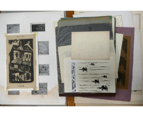 Extensive John Shelton folders with large quantity of his work in various forms.  Direct Shelton family link and connection, 