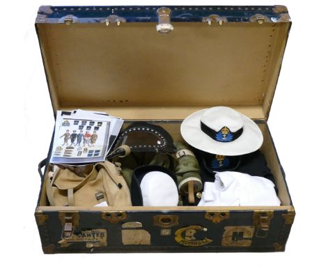 A collection of Military ladies uniforms to include - Military WRNS superintendents re-enactment uniform: Many original piece