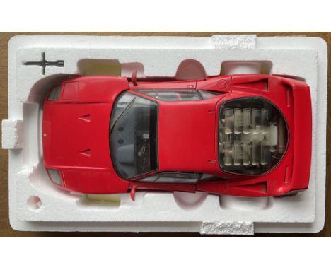 Ferrari 1:12 Kyosho Ferrari F40 Competizione (Red) Die-cast Car Series Model. Orignal Boxed. Good condition. All autographs c