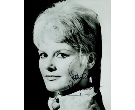 Petula Clark signed 10x8 inch vintage black and white photo. Good condition. All autographs come with a Certificate of Authen