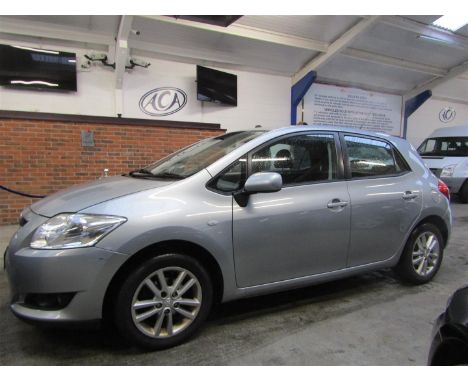 Make &amp; Model: Toyota Auris TR VVT-IDate of Reg: BL08AFXColour: Silvercc: 1598MoT: 22-06-2022Fuel Type: PETROLMileage: 137