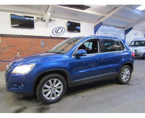 Make &amp; Model: VW Tiguan SE TDi 140Date of Reg: BG58 RZJColour: Bluecc: 1968MoT: 21-12-2021Fuel Type: DIESELMileage: 91kTr