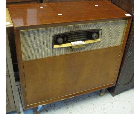 Mid 20th Century Bush freestanding radio and record player.