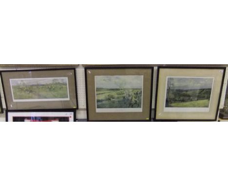 AFTER LIONEL EDWARDS "Hunting Countries - The North Warwickshire Hounds", colour print, signed in print lower left, together 