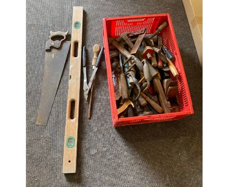 Selection of woodworking tools 