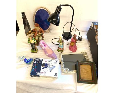 Selection of miscellaneous includes angle poise lamp, pottery etc 