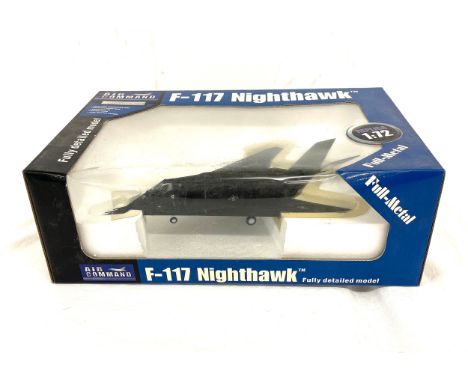 Air command 19001 F-117 Nighthawk Jet Plane with original box diecast 1/72 Model 