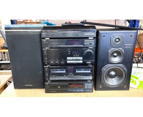 Technics Hifi separate sound system with speaker and remote - The a class 