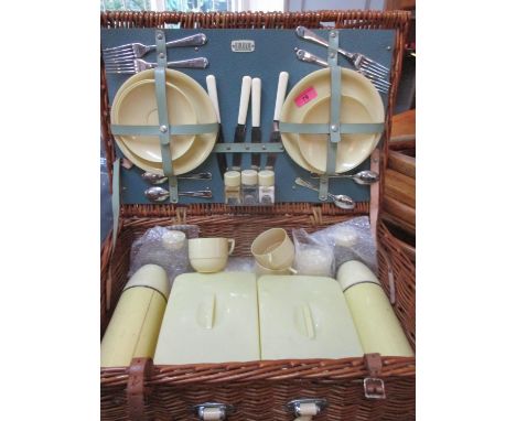A vintage Sirram picnic set with contents 