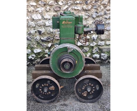 A vintage Lister D309 stationary engine. 