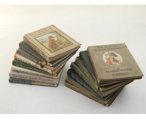 Fifteen early Warne & Co., Beatrix Pottery editions, some first edition. 