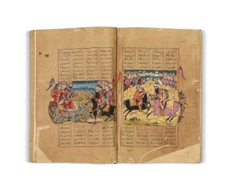 Abu'l-Qasim Firdawsi (m. 1024): Shahnama d’époque QajarIran, début du XIXe siècle Manuscrit persan, 610 feuillets, calligraph