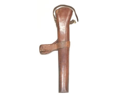 Horse Harness. WW1 Pattern Lee Enfield Cavalry Rifle Bucket. A good example possibly issued to the Ayrshire Yeomanry. Bearing