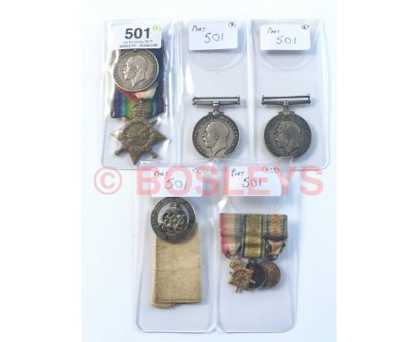 Selection of Great War Medals RA, RFC, RAF, AVC etc. Comprising: 1914/15 Star, British War Medal, awarded to '994 DVR H. FURN