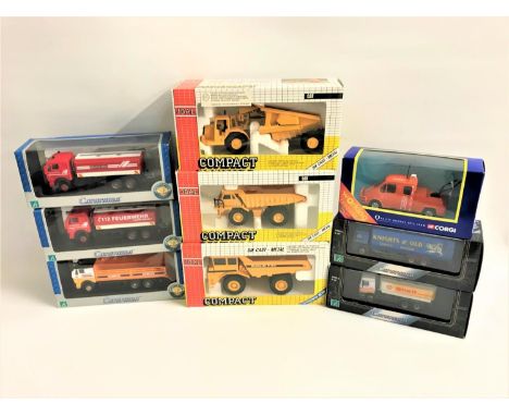 SELECTION OF DIE CAST COMMERCIAL VEHICLESwith examples from Corgi, Cararama and Joal Compact, all boxed (9) 
