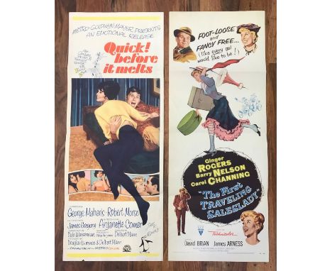 THIRTEEN US MOVIE INSERT POSTERSdating from 1930s to 1960s, comprising 'Quick before it melts' (1964); 'The First Travelling 