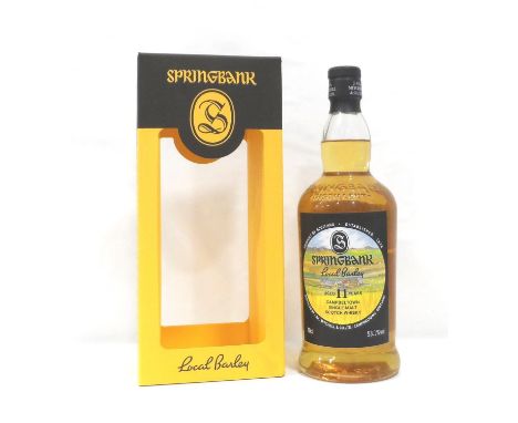 SPRINGBANK LOCAL BARLEY - 11YOSpringbank has been an early adopter of the idea of "Local" as a selling point for their whisky