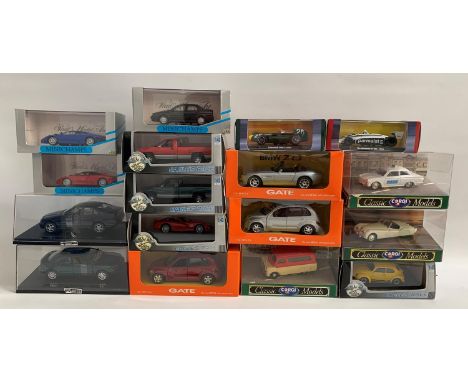 SELECTION OF DIE CAST VEHICLESwith examples from Gate, Corgi, Atlas, Mini Champs, Eagles Race and Halsall, all boxed (17) 